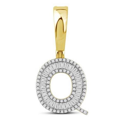 10K Yellow 0.46Ct D-Baguette Initial Q