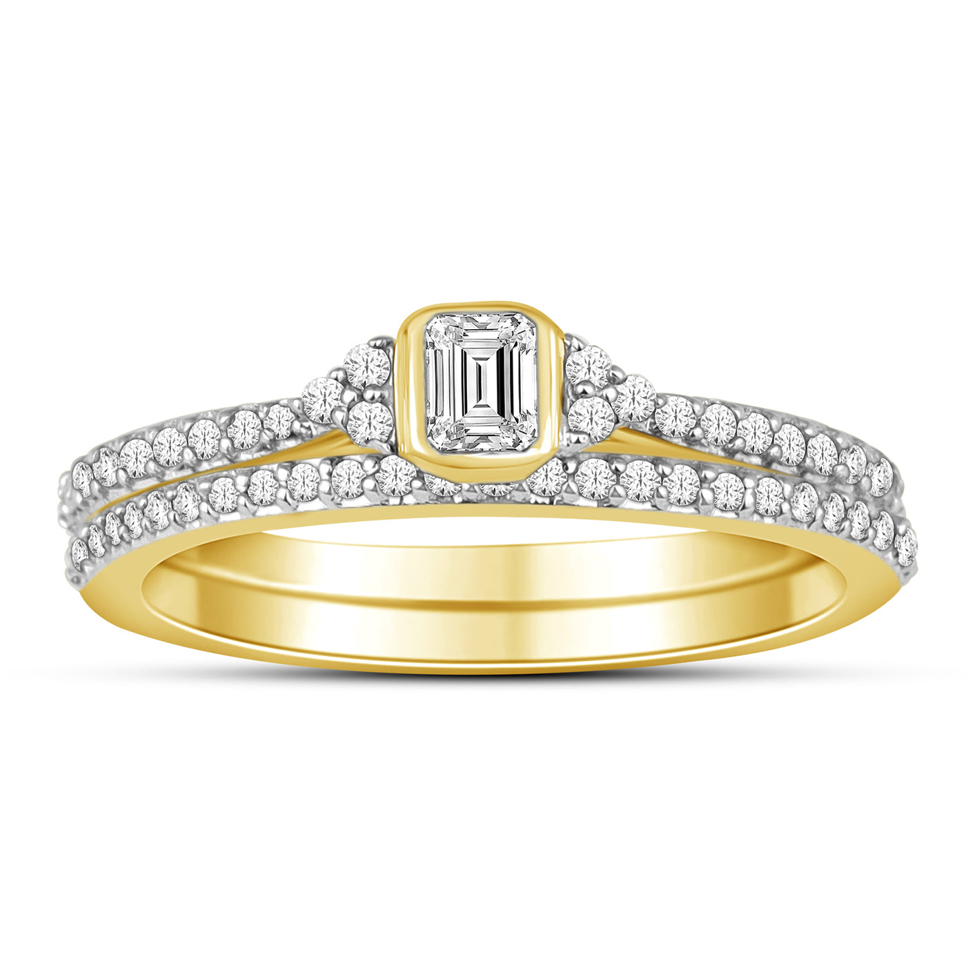 10K Yellow 0.50Ct D-Ladies Ring