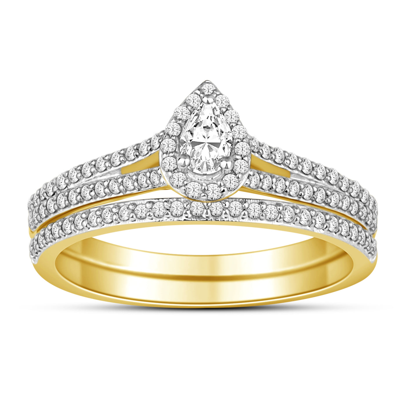 10K Yellow 0.50Ct D-Ladies Ring
