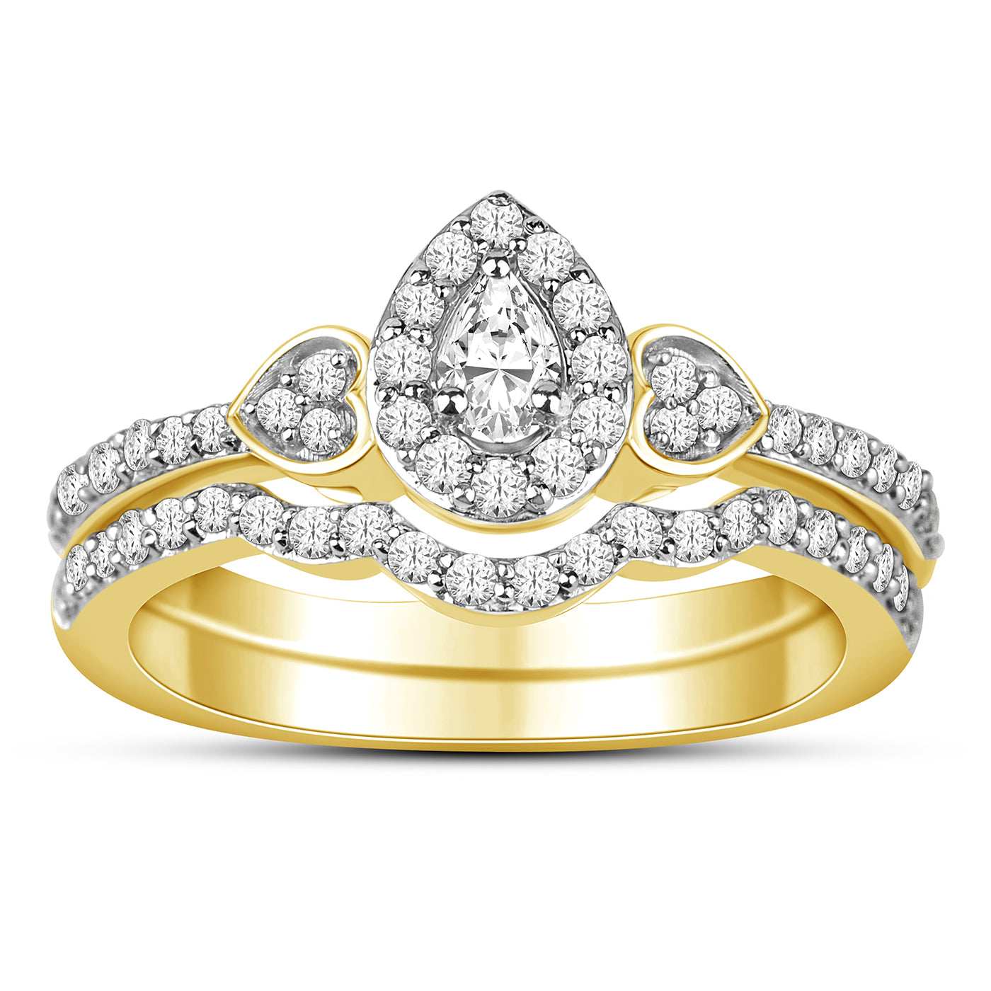 10K Yellow 0.50Ct D-Ladies Ring