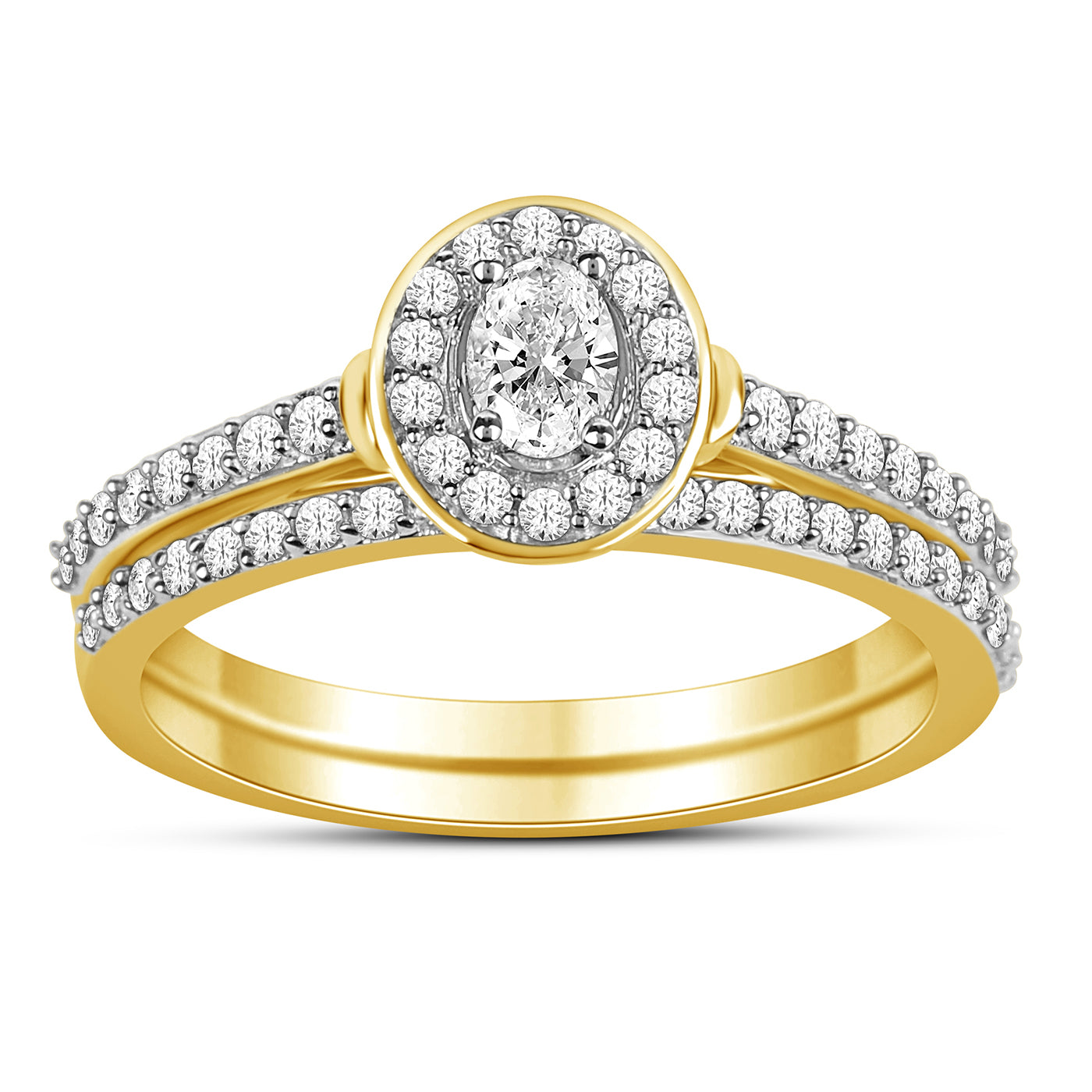 14K Yellow 0.50Ct D-Ladies Ring