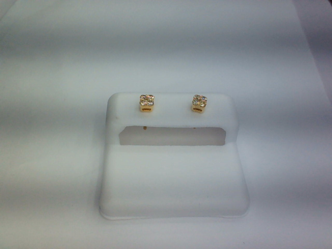 10K Yellow 0.30-0.32Ct D-Earring
