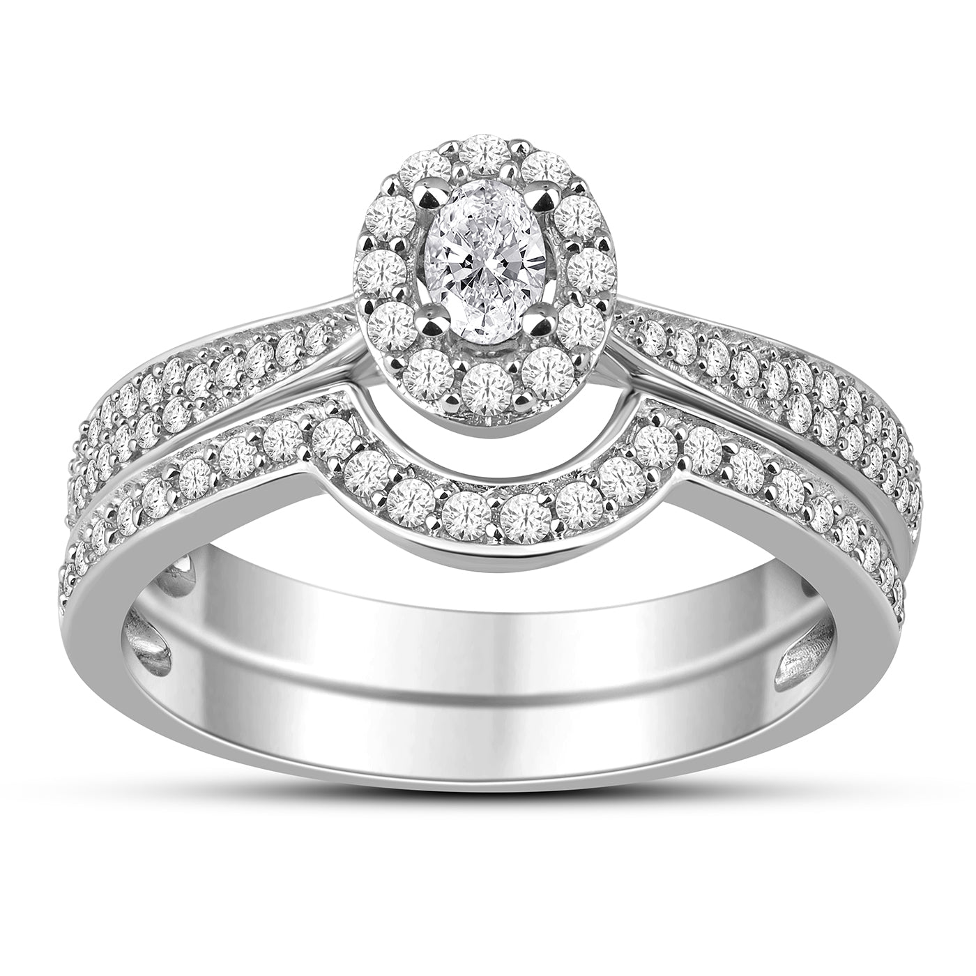 14K Whitespl Price: 0.50Ct D-Ladies Rings