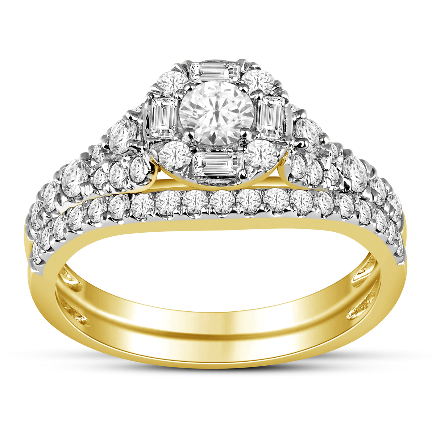 14K Yellowspl Price: 1.00Ct D-Ladies Ring