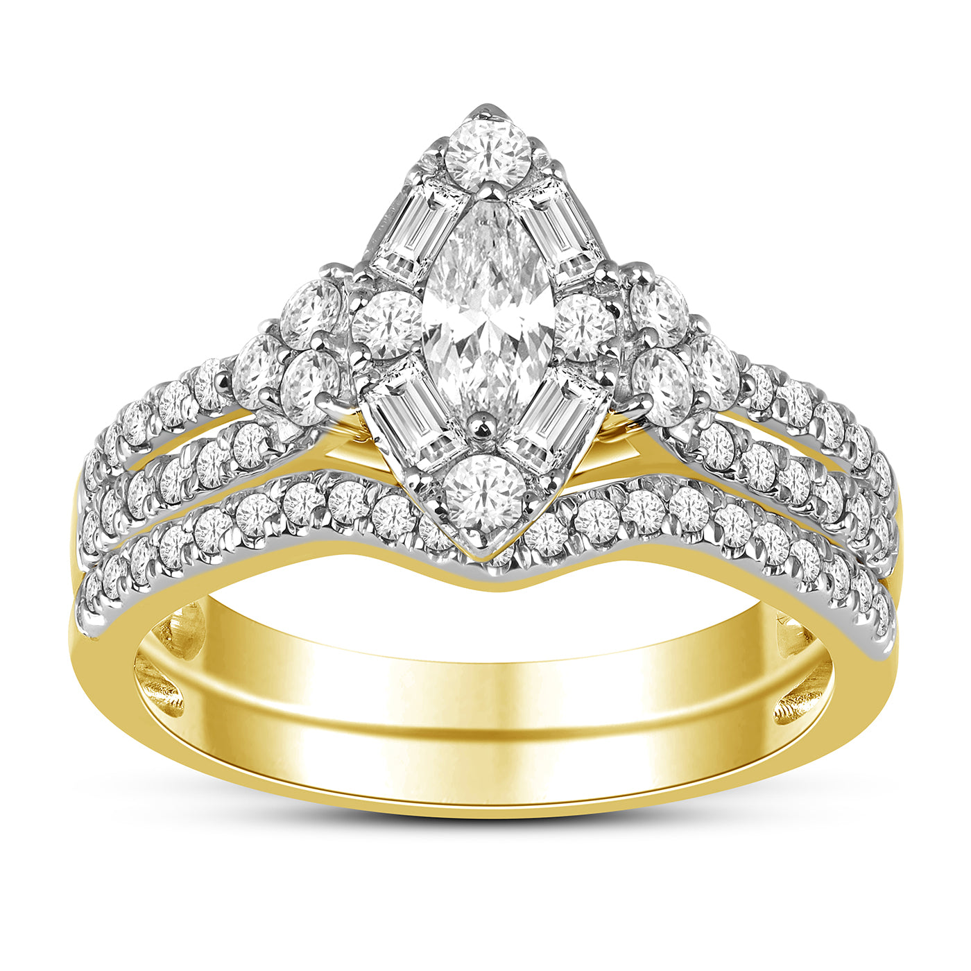 14K Yellowspl Price: 1.00Ct D-Ladies Ring