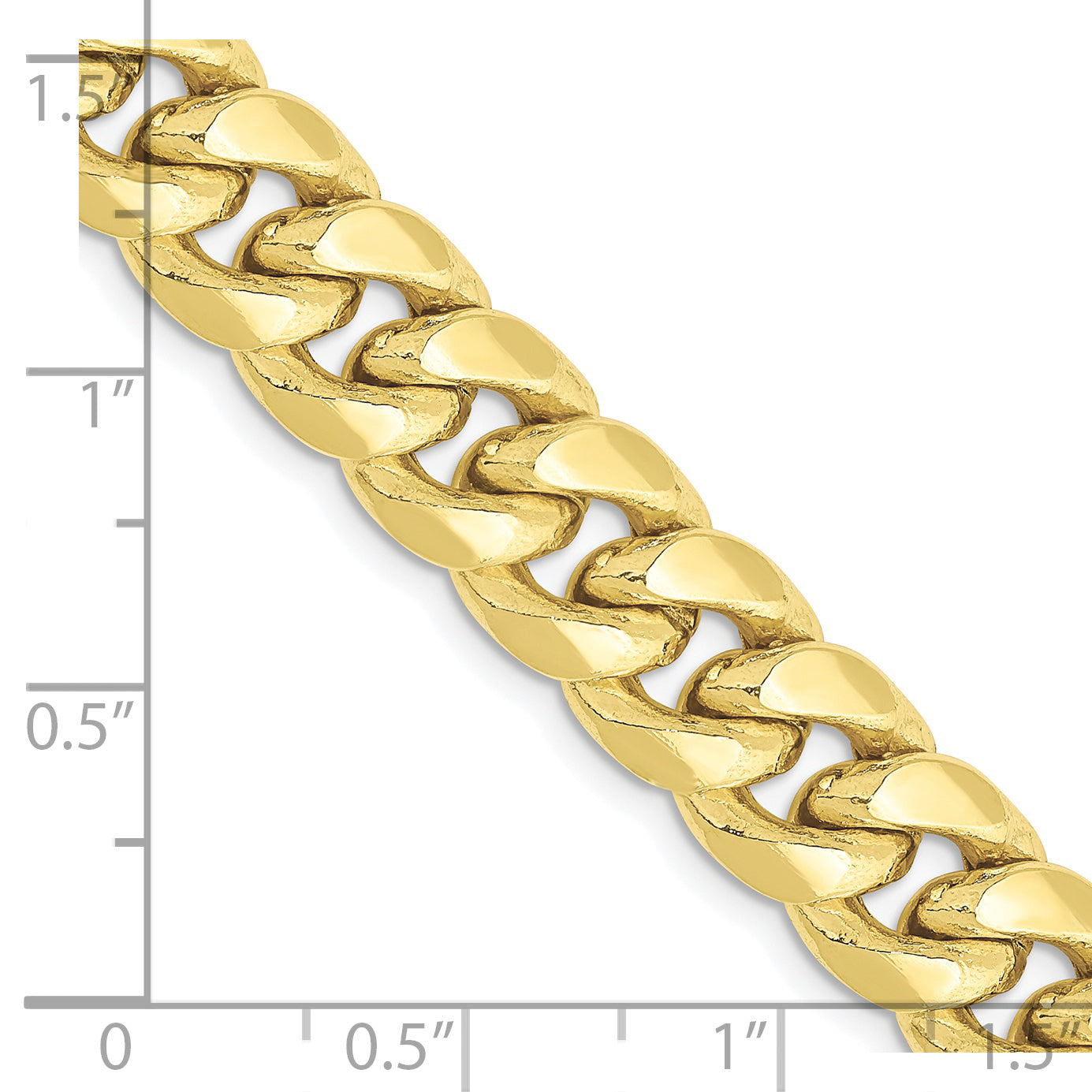 10K 9.3Mm Semi-Solid Miami Cuban Chain