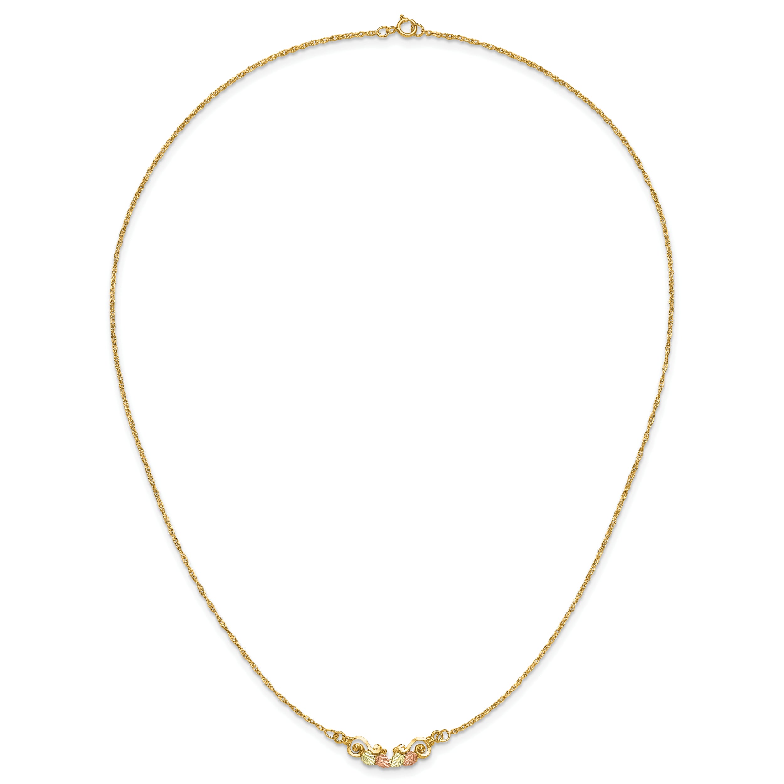 10k Tri-color Black Hills Gold Necklace