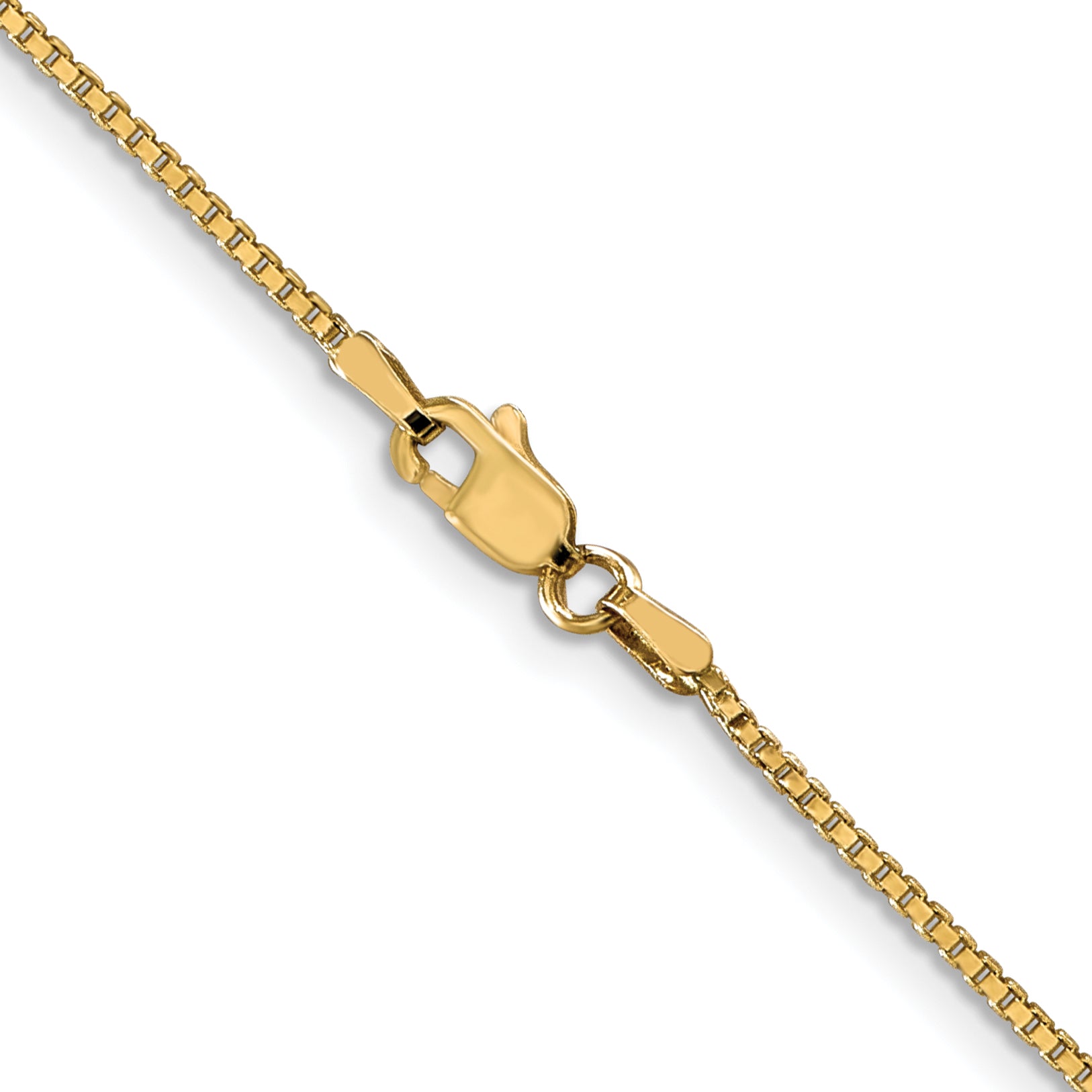 10k 1.1mm Box Chain Anklet