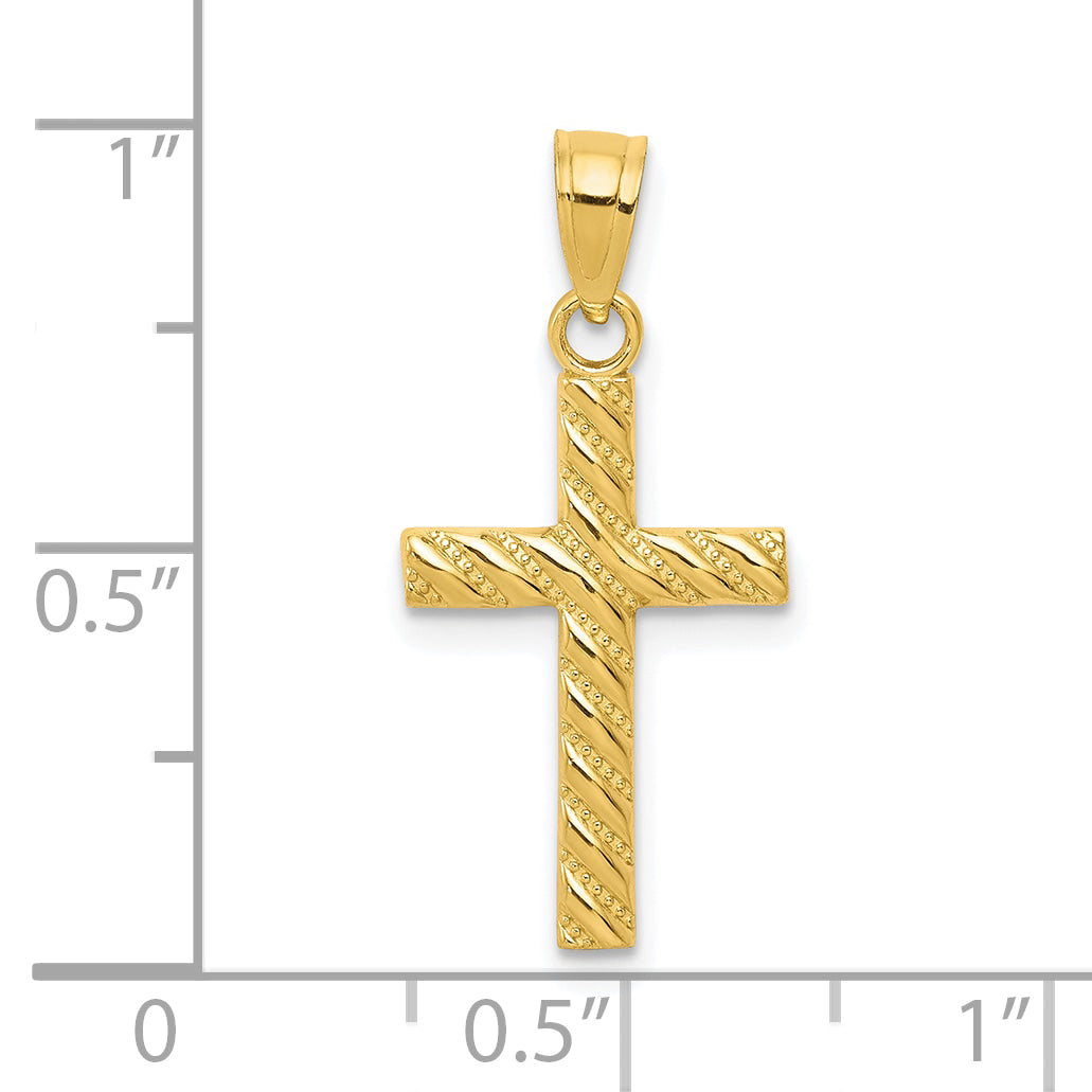 10k Cross Pendant