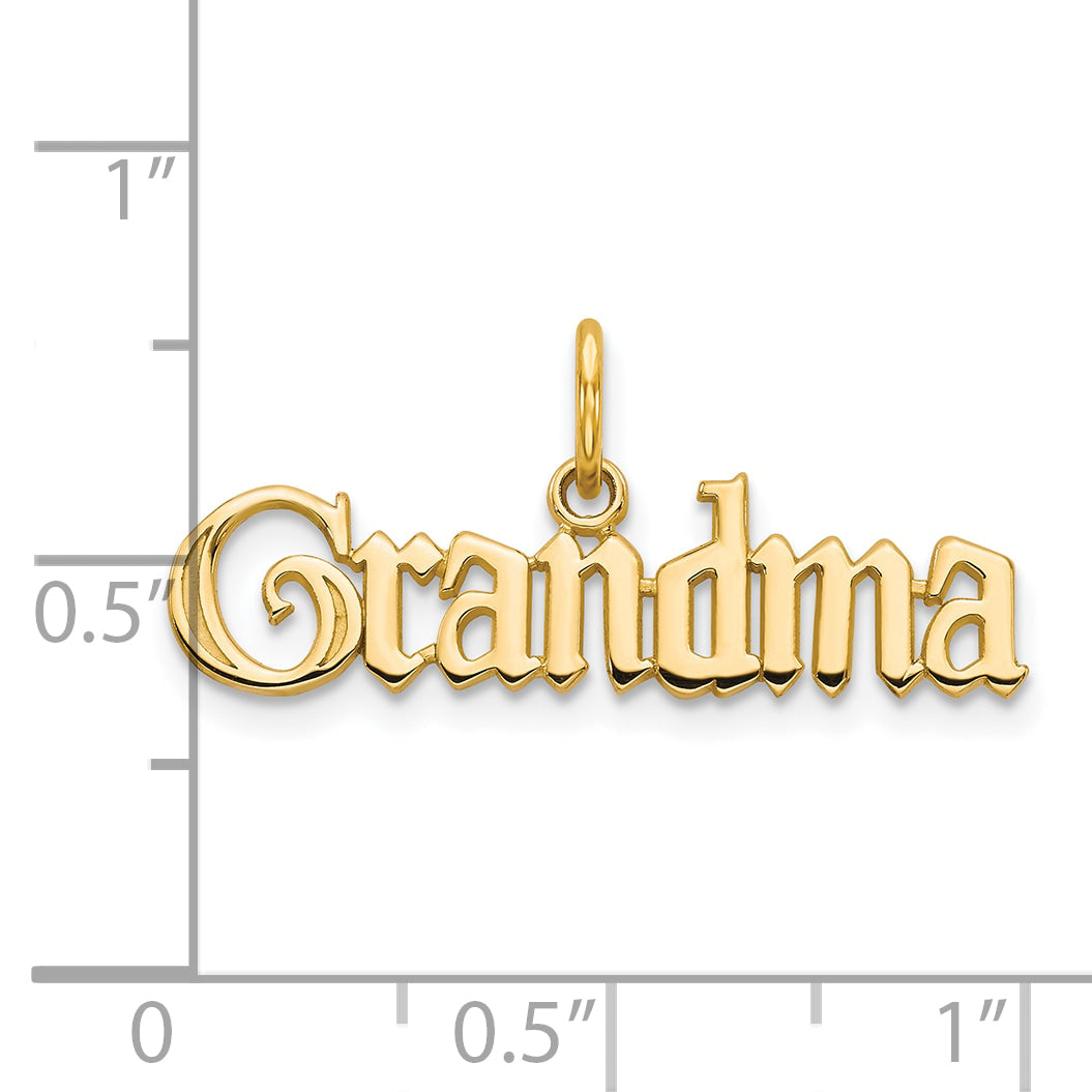 10K GRANDMA Charm