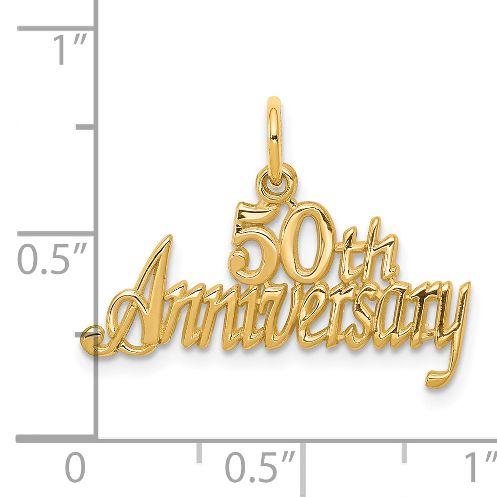 10k 50th ANNIVERSARY Charm