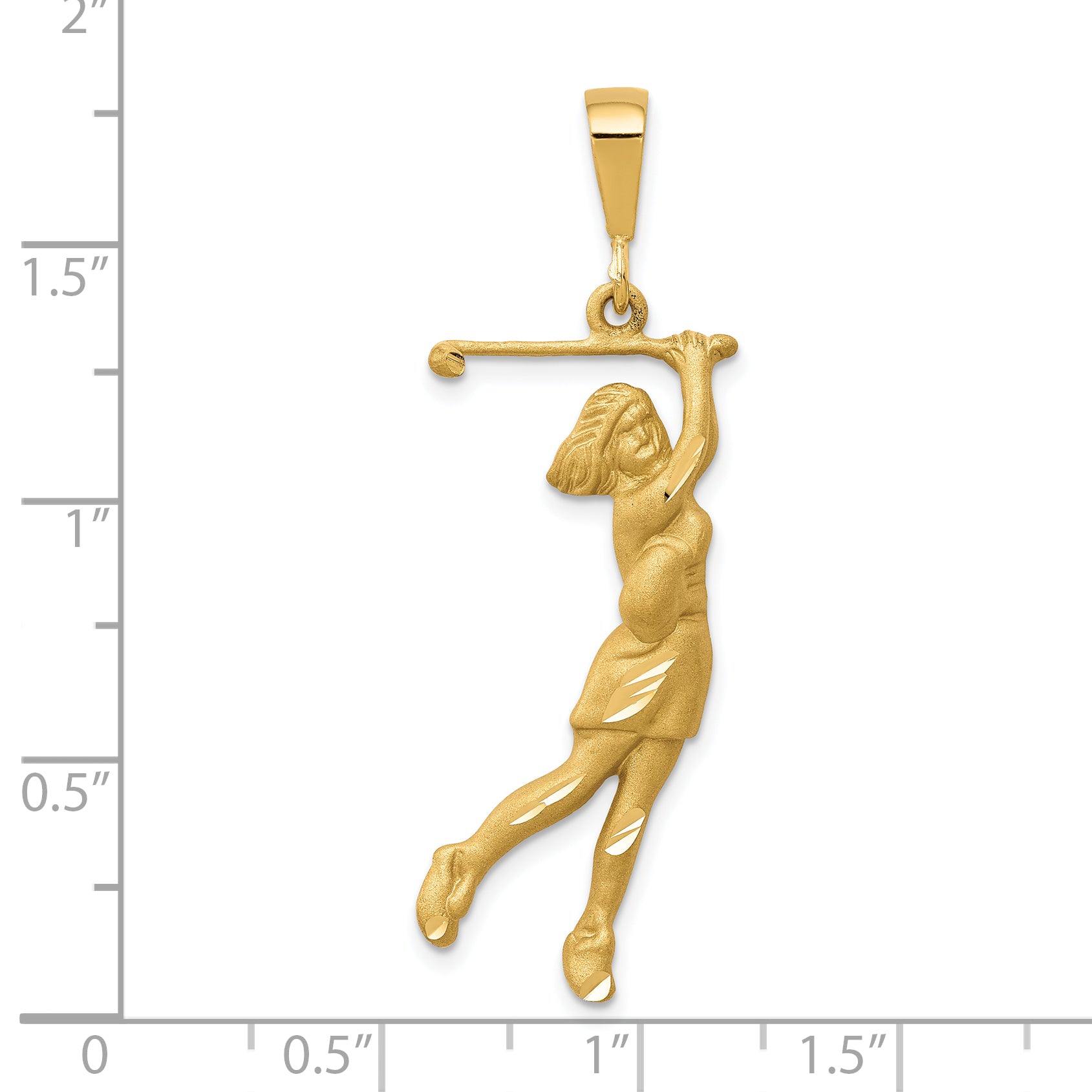 10K Golfer Charm