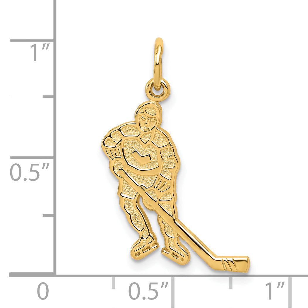 10K Hockey Charm