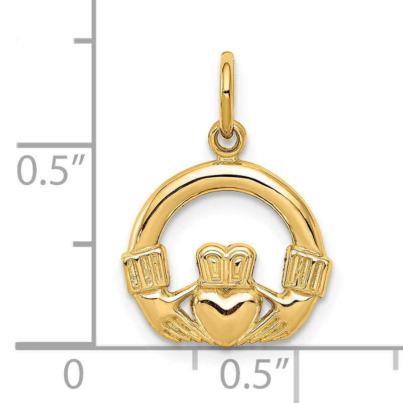 10k Claddagh Charm