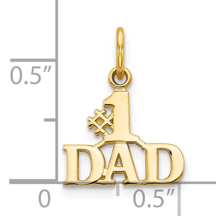 10K #1 DAD Charm
