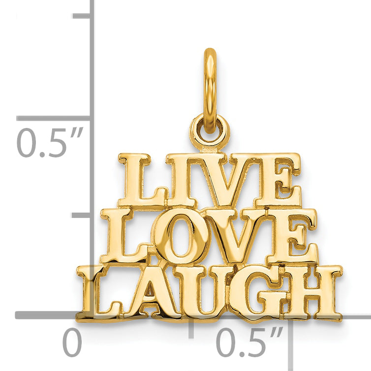 10K LIVE LOVE LAUGH Charm