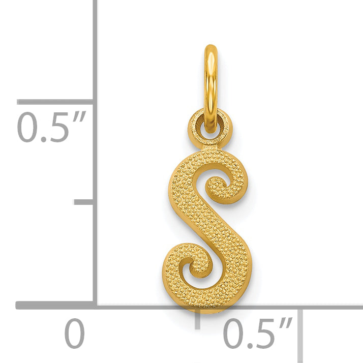 10k Initial S Charm