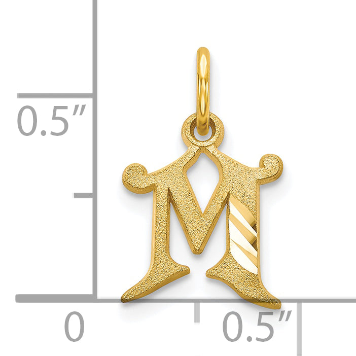 10k Initial M Charm