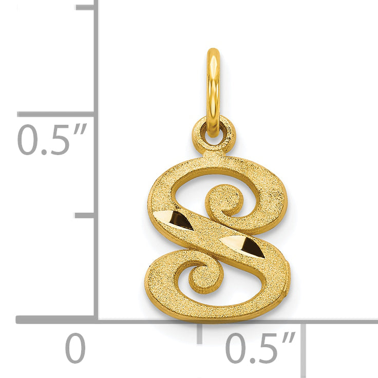 10k Initial S Charm