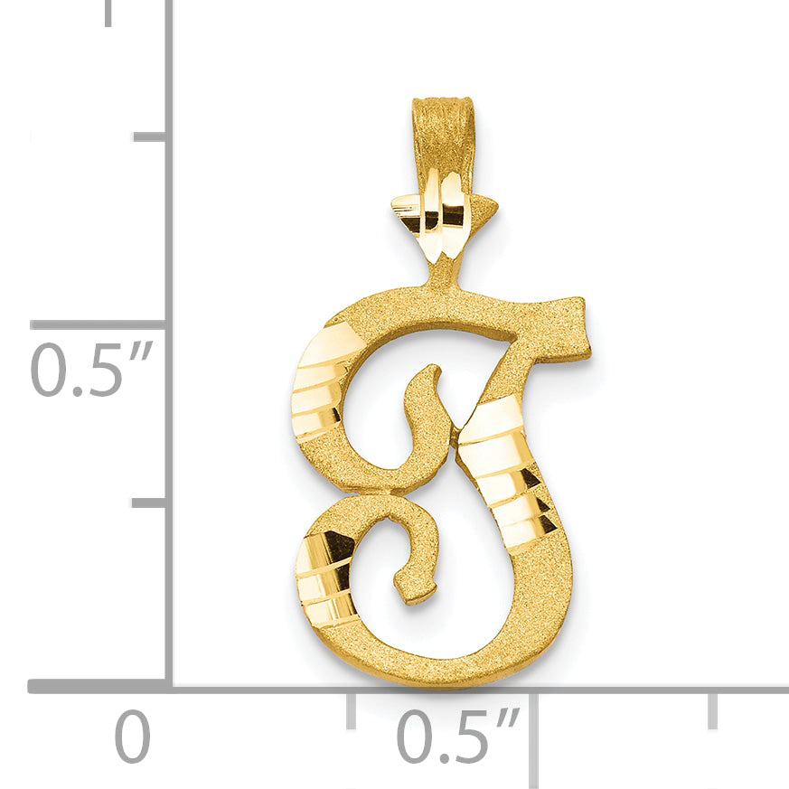 10k Initial T Pendant