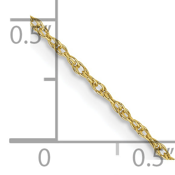 10k .8mm Lite-Baby Rope Chain