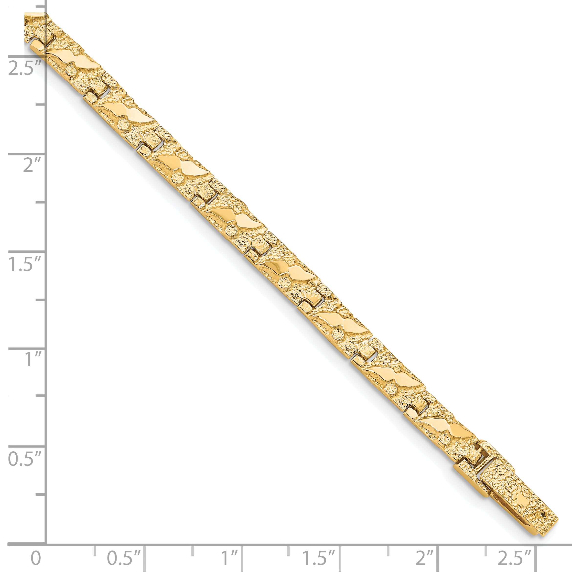 10k 5.5mm NUGGET Bracelet