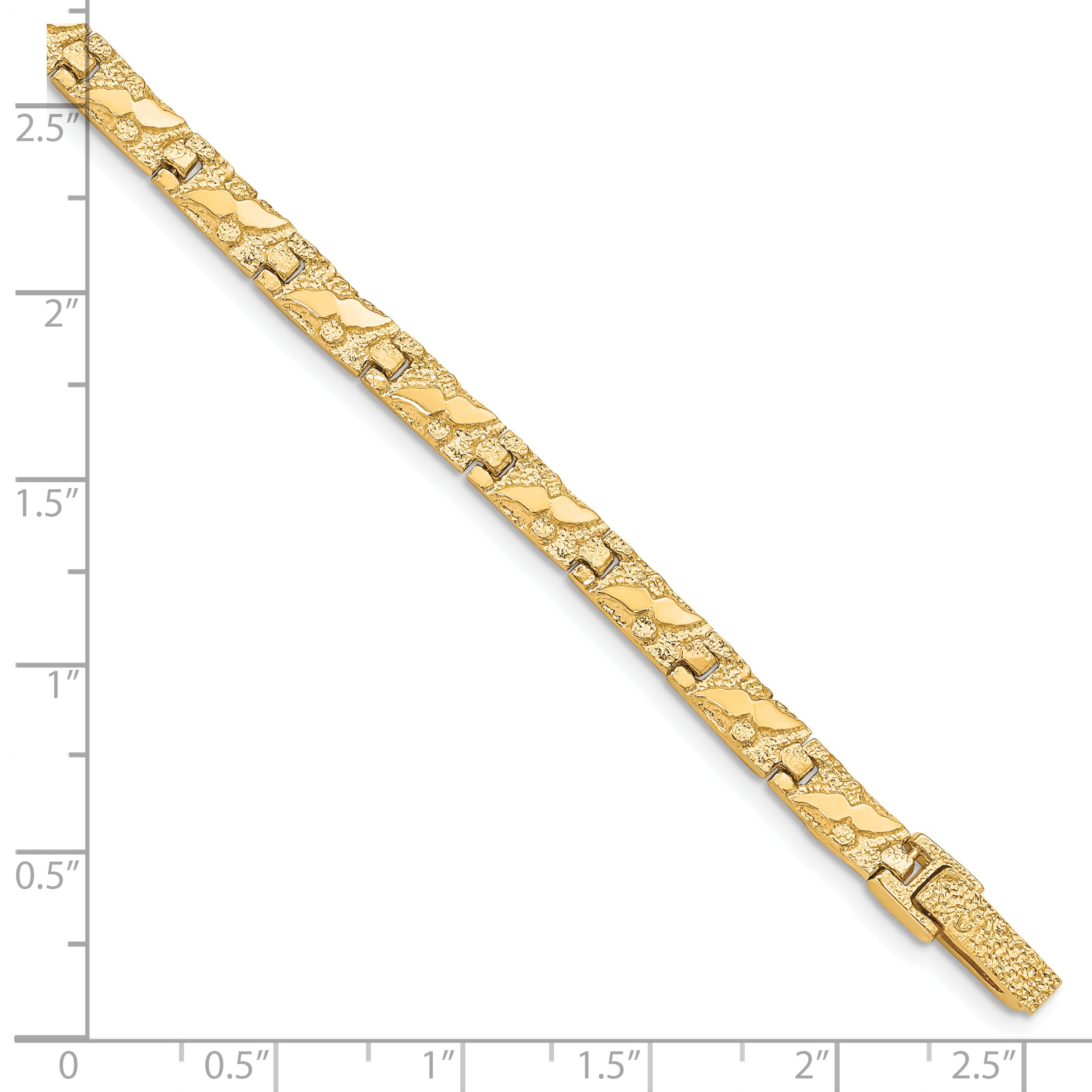 10k 5.5mm NUGGET Bracelet