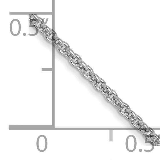 10K Wg 1.4Mm Round Open Link Cable Chain