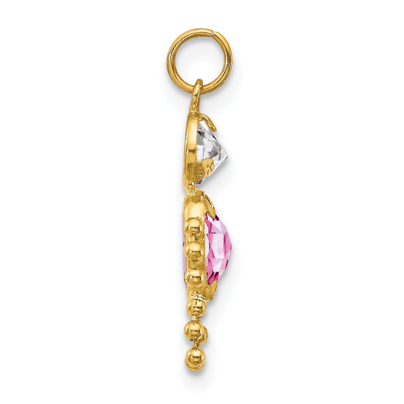 10k June Boy Birthstone Charm