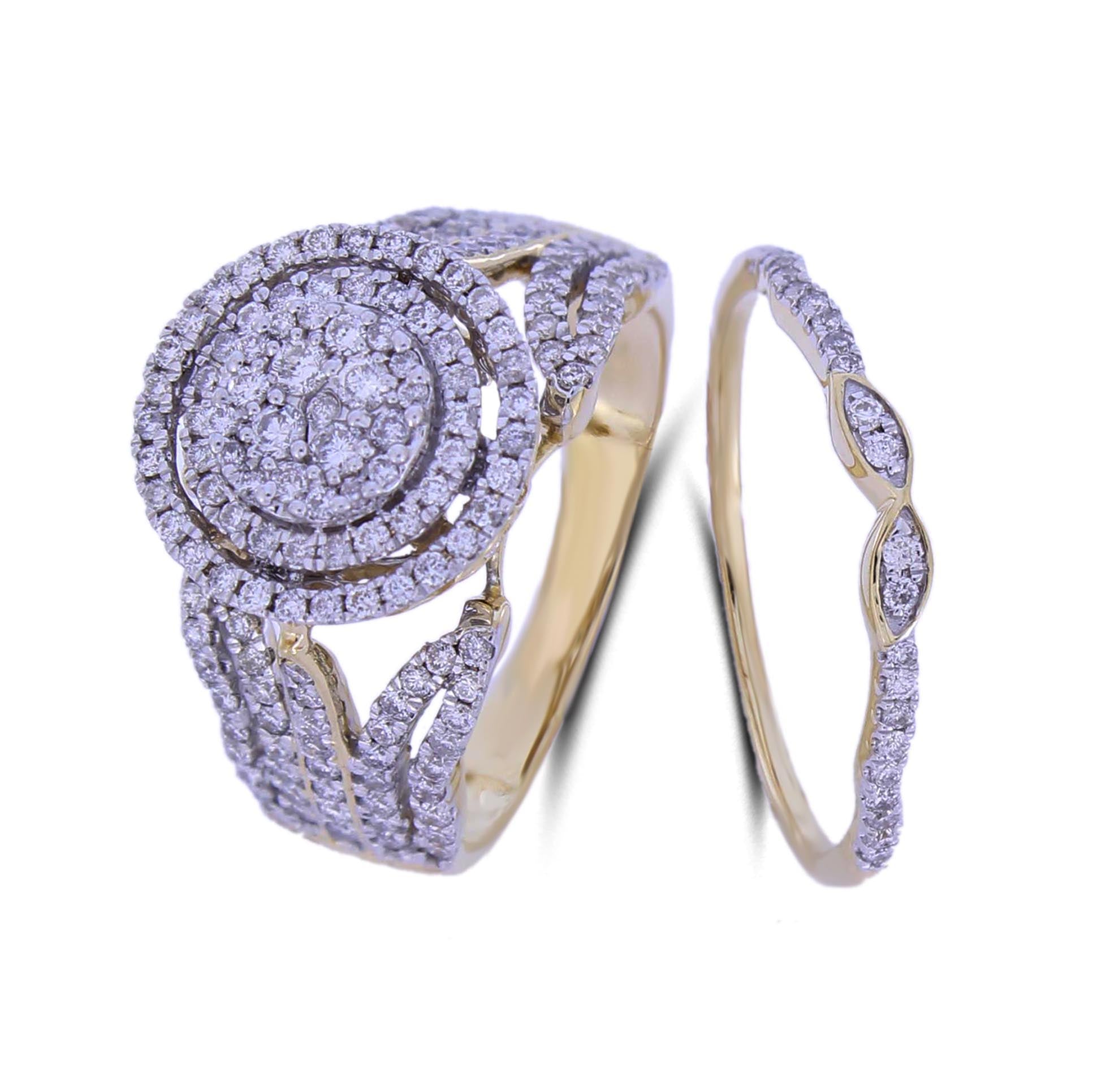 14K Yellow 1.03Ct D-Ladies Ring