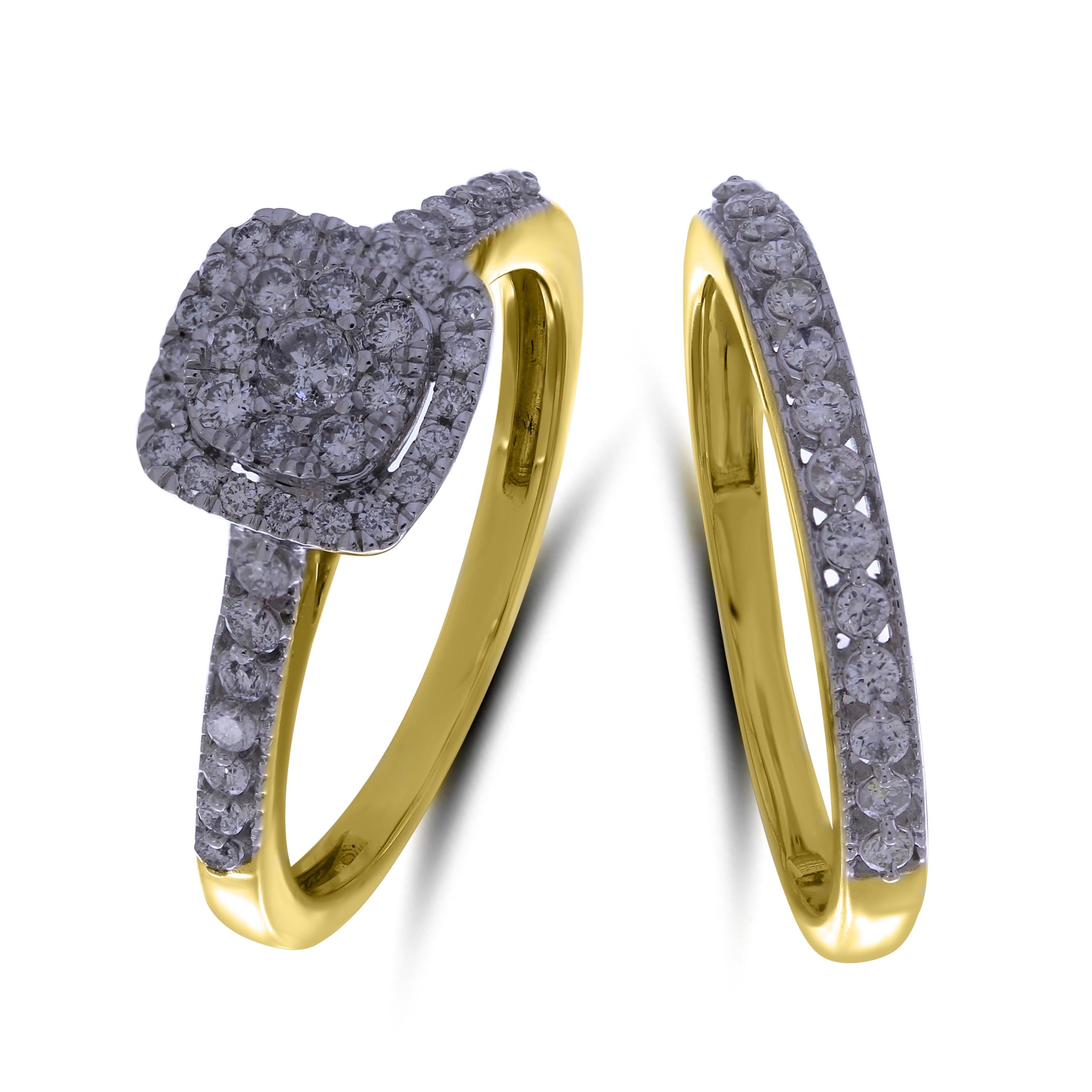 14K Yellow 0.64-0.67Ct D-Ladies Ring