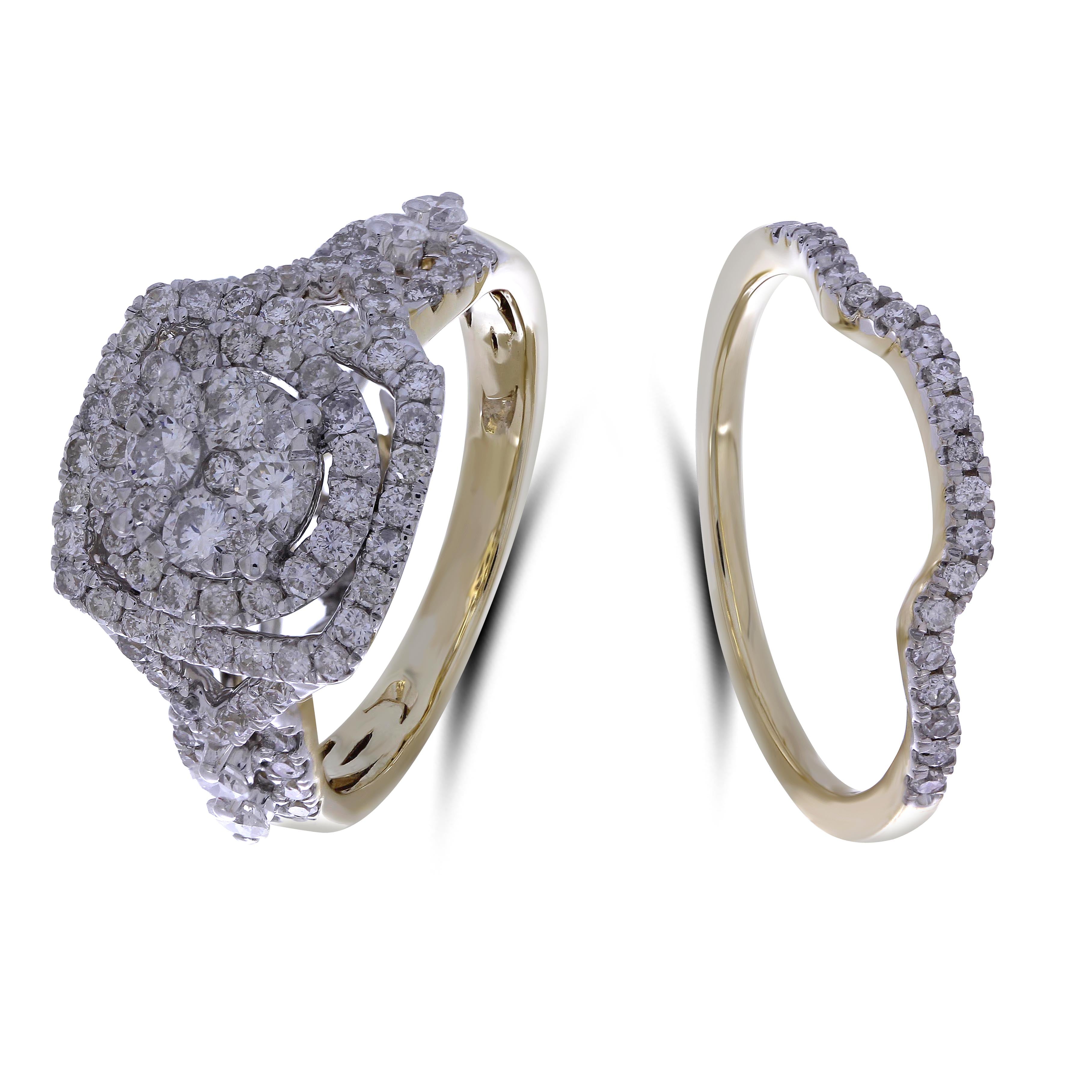 14K Yellow 1.45-1.52 Ct D-Ladies Ring