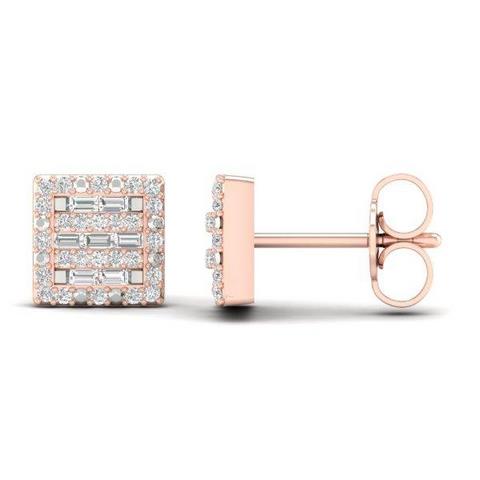 10K Pinkspl Price: 0.23Ct D-Buggets Earrings