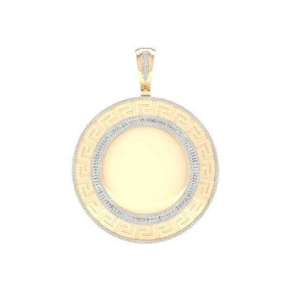 10K Yellow 2.00Ct D-Memory Pendant (Chains Sold Separately)