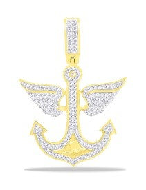 10K Yellow 0.47Ct D-Anchor Charm (Chains Sold Separately)