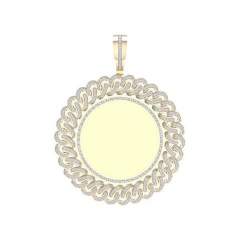 10K Yellow 1.75Ct D-Memory Pendant (Chains Sold Separately)