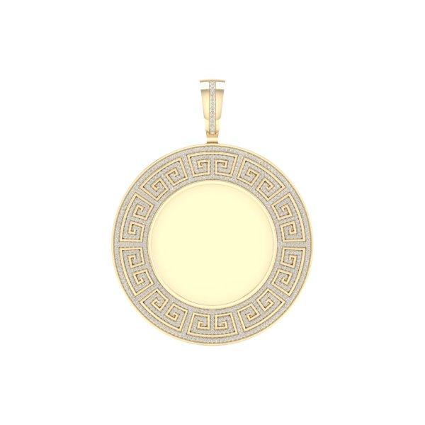 10K Yellow 1.75Ct D-Memory Pendant (Chains Sold Separately)