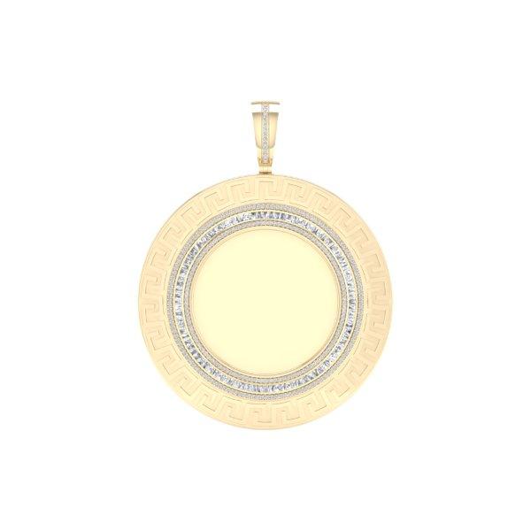 10K Yellow 1.75Ct D-Memory Pendant (Chains Sold Separately)