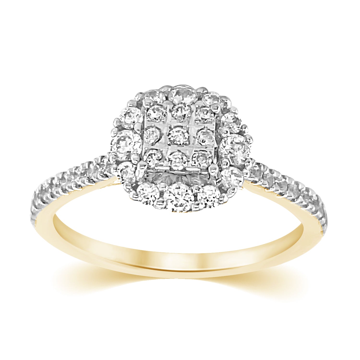 10K Yellow 0.49-0.51Ct D-Ladies Rings