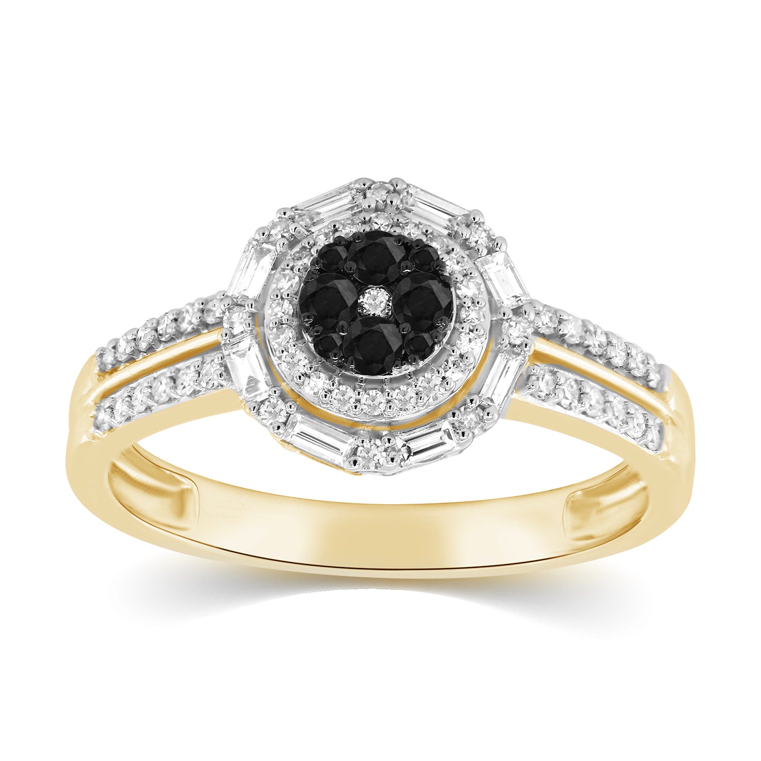 10K Yellow 0.53Ct D-Ladies Rings