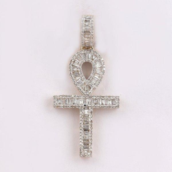 10K Yellow 1.33Ct D-Ankh Charm (Chains Sold Separately)