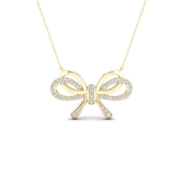 10K Yellow 0.25Ct D-Ladies Charm