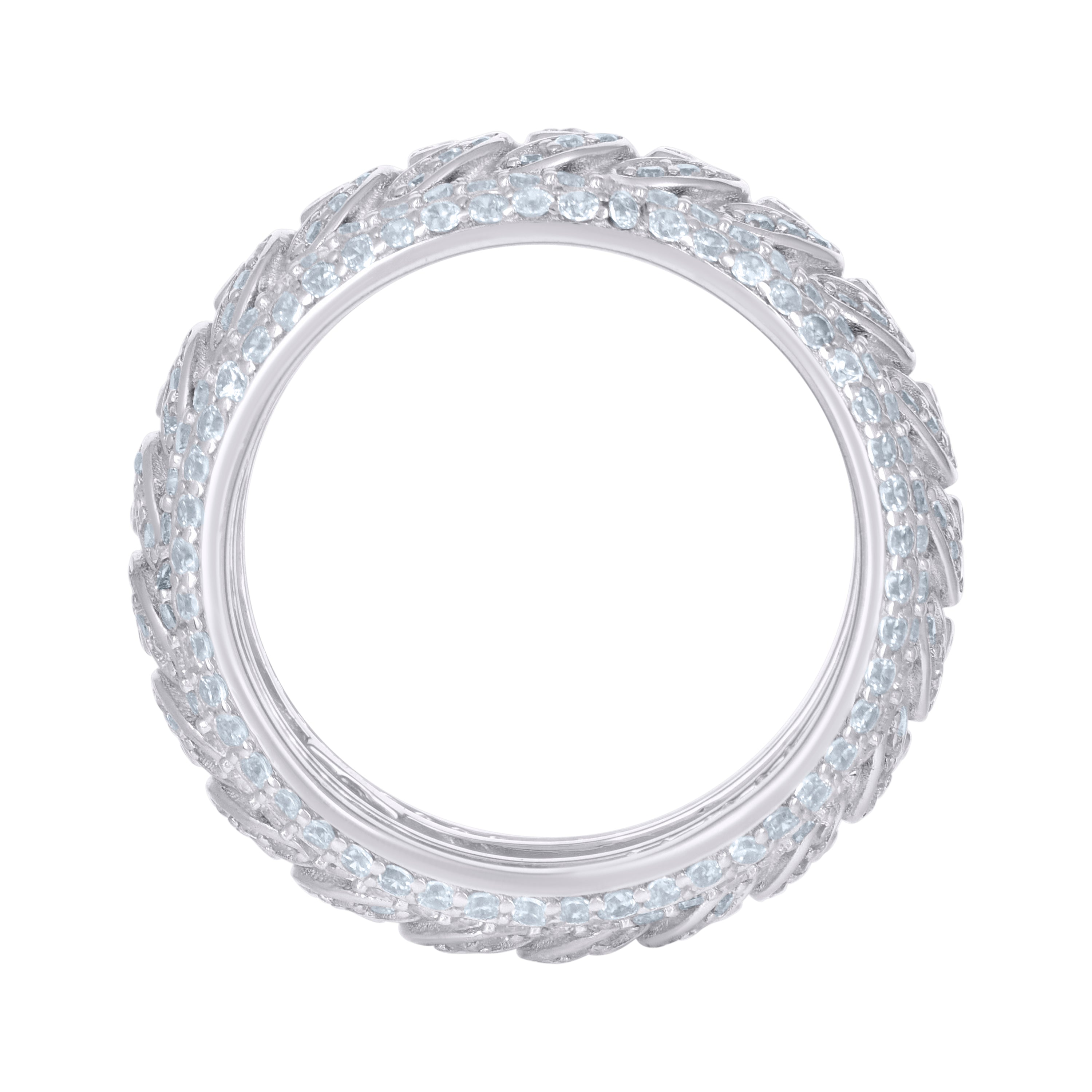 925 Sterling Silver Mens Cubic-Zirconia Fashion Ring