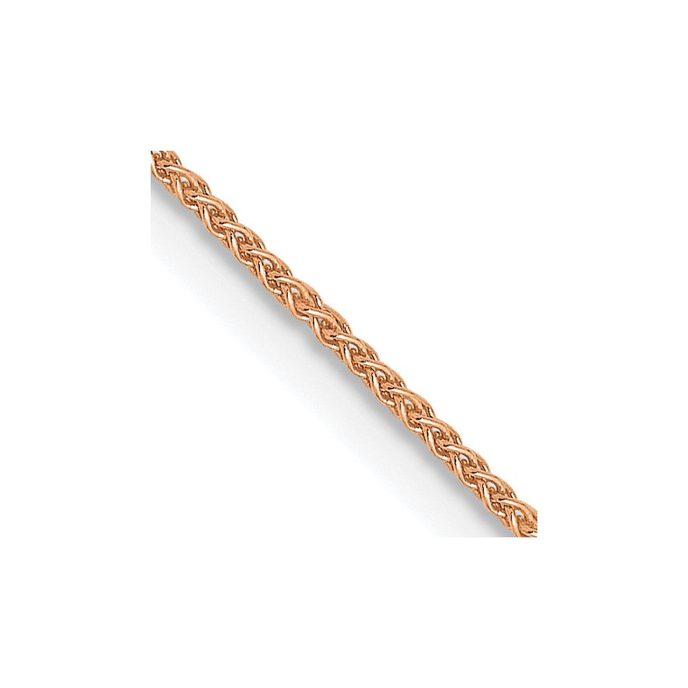 14K Rose Gold .8mm Spiga Chain