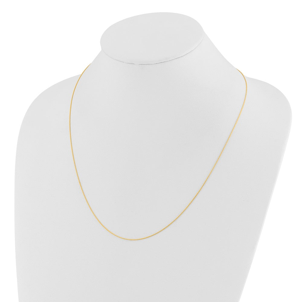 14K Adjustable .8Mm D/C Wheat Chain