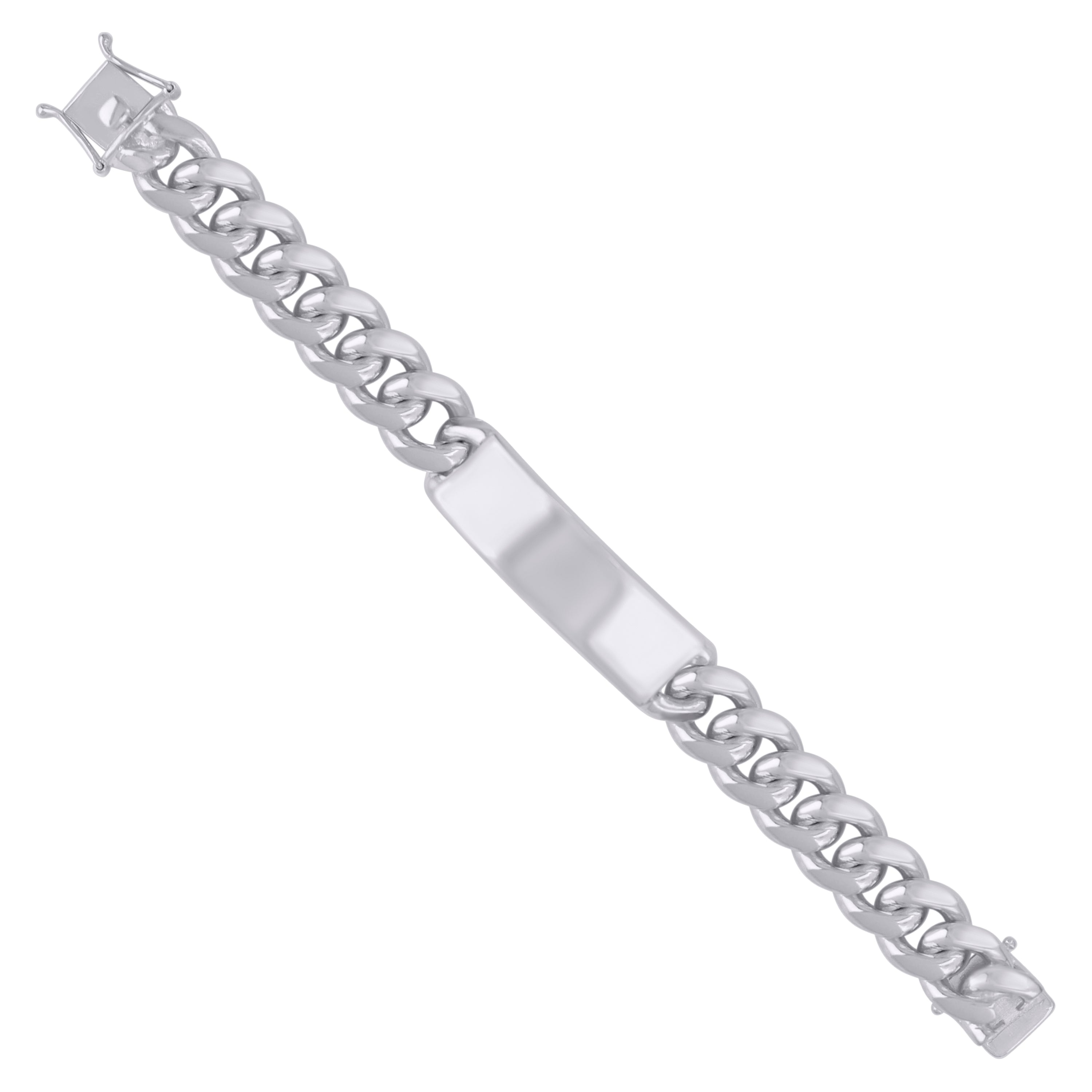 925 Sterling Silver Mens ID Bracelet