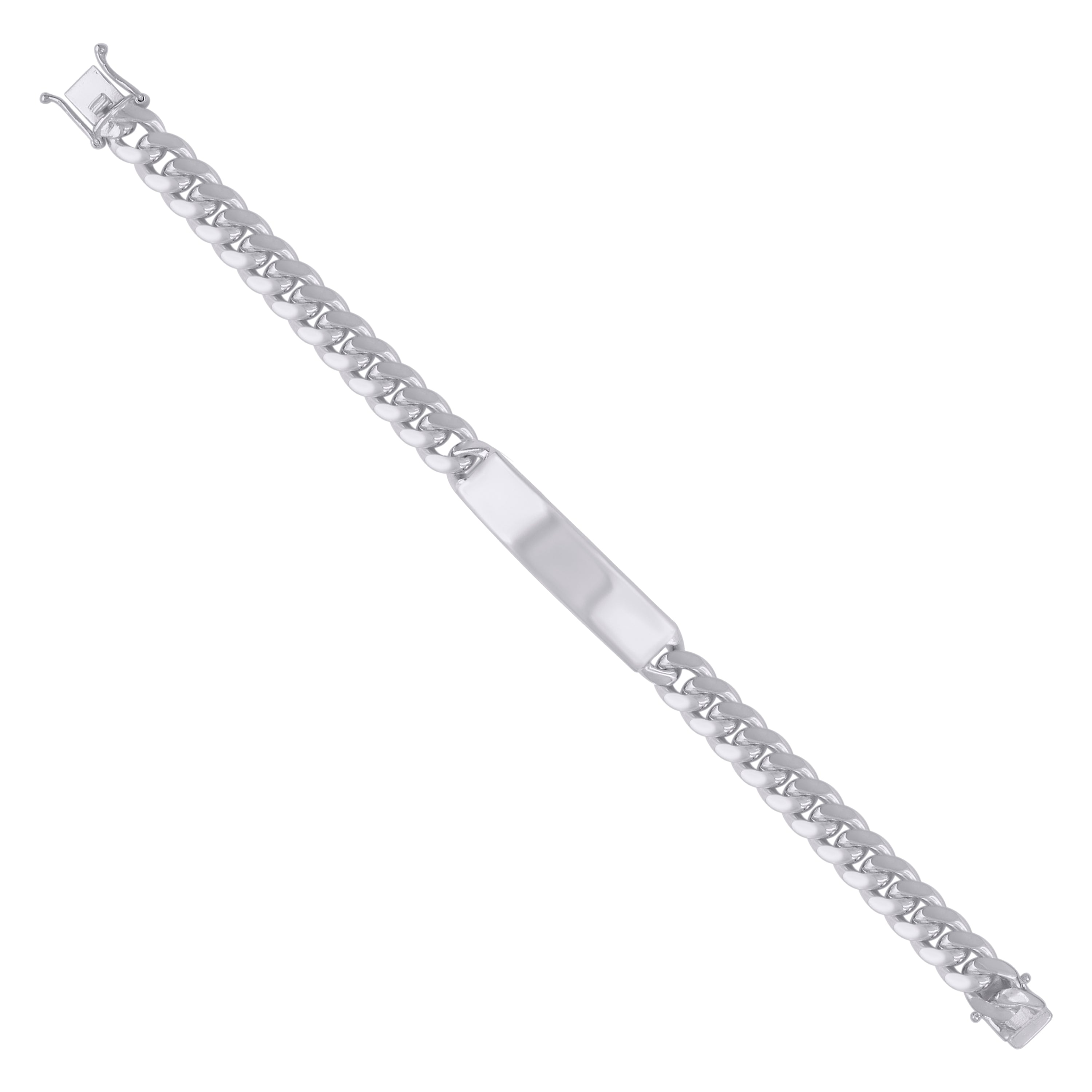 925 Sterling Silver Mens ID Bracelet