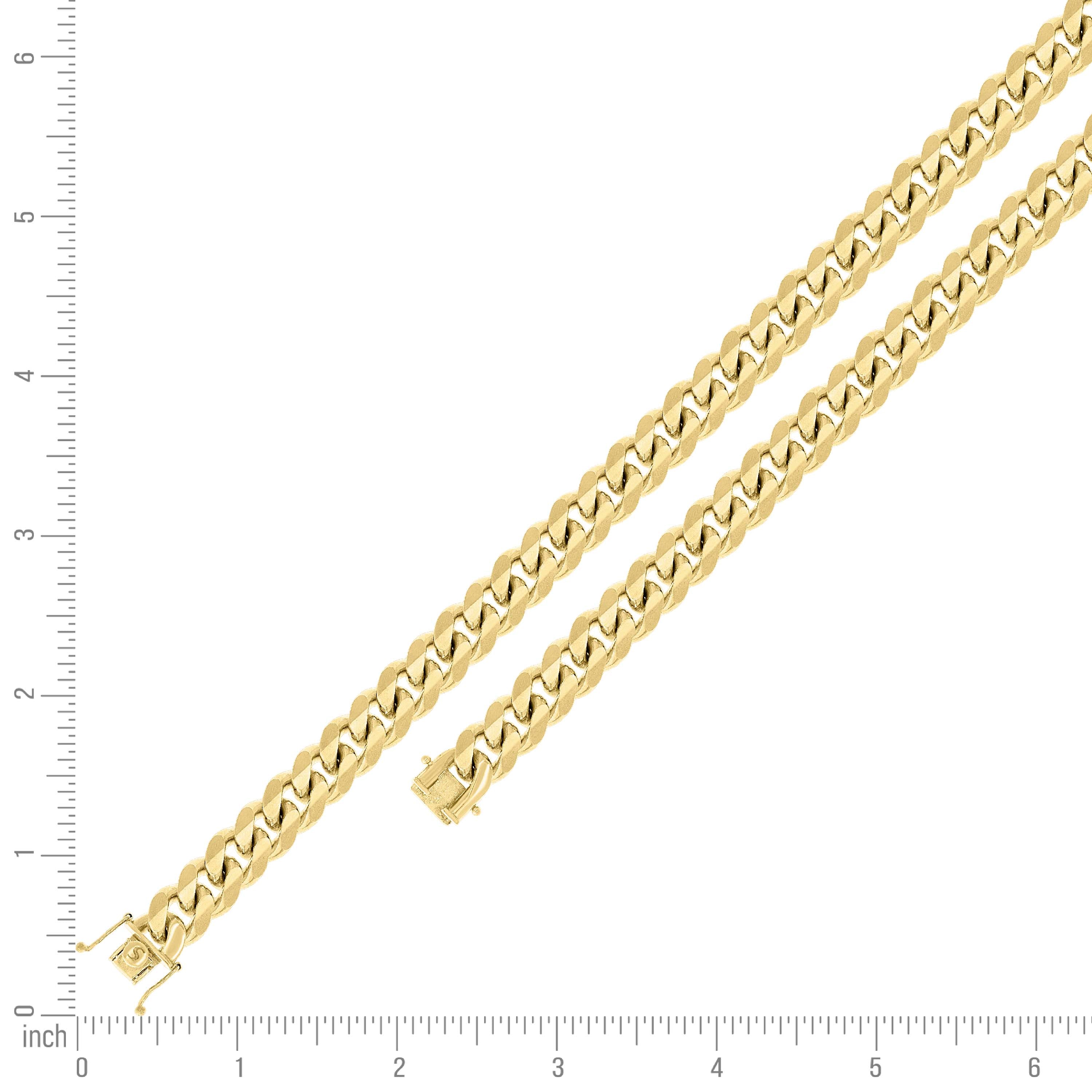 925 Sterling Silver Solid Miami Cuban Chain Silver 060 2mm