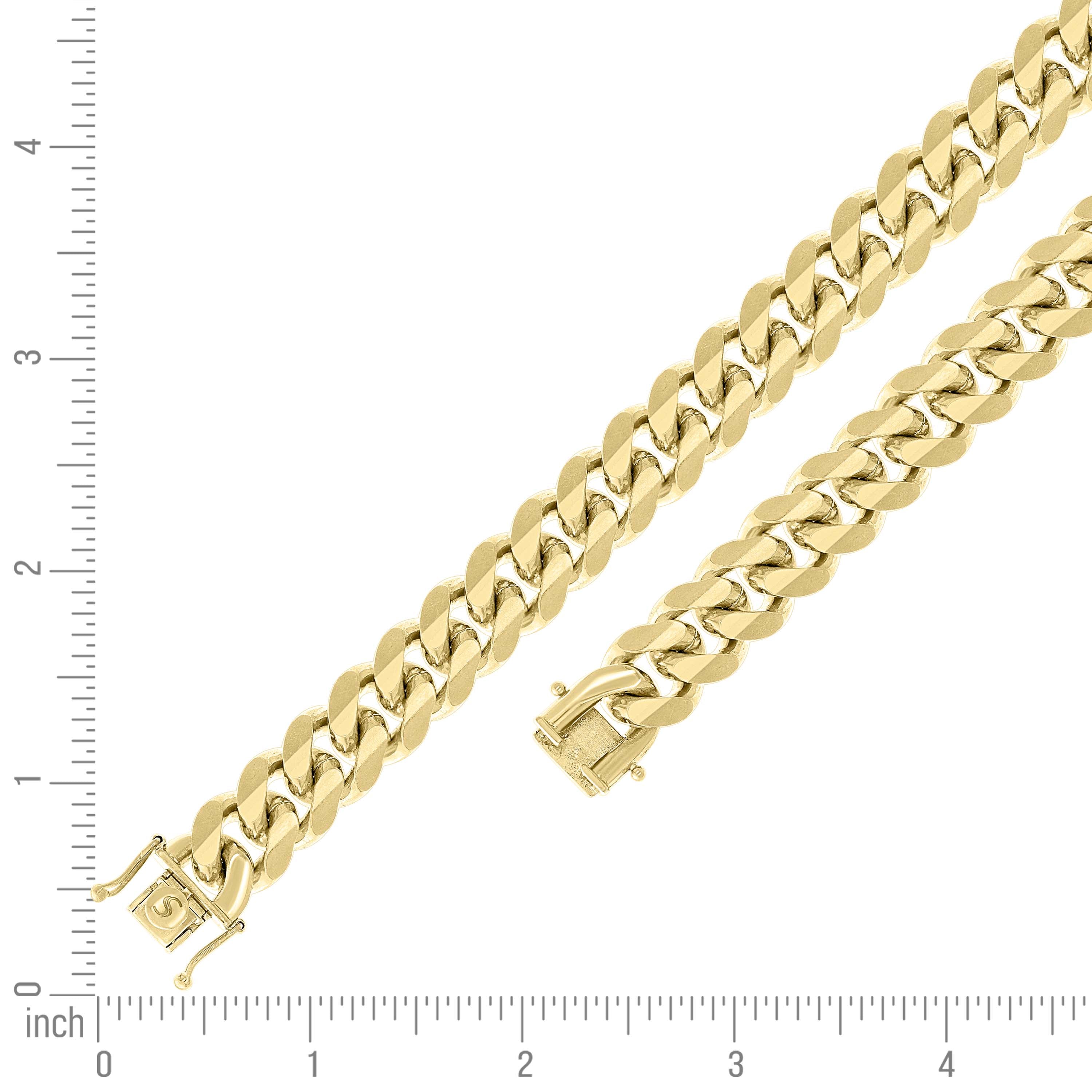 925 Sterling Silver Solid Miami Cuban Chain Silver 060 2mm