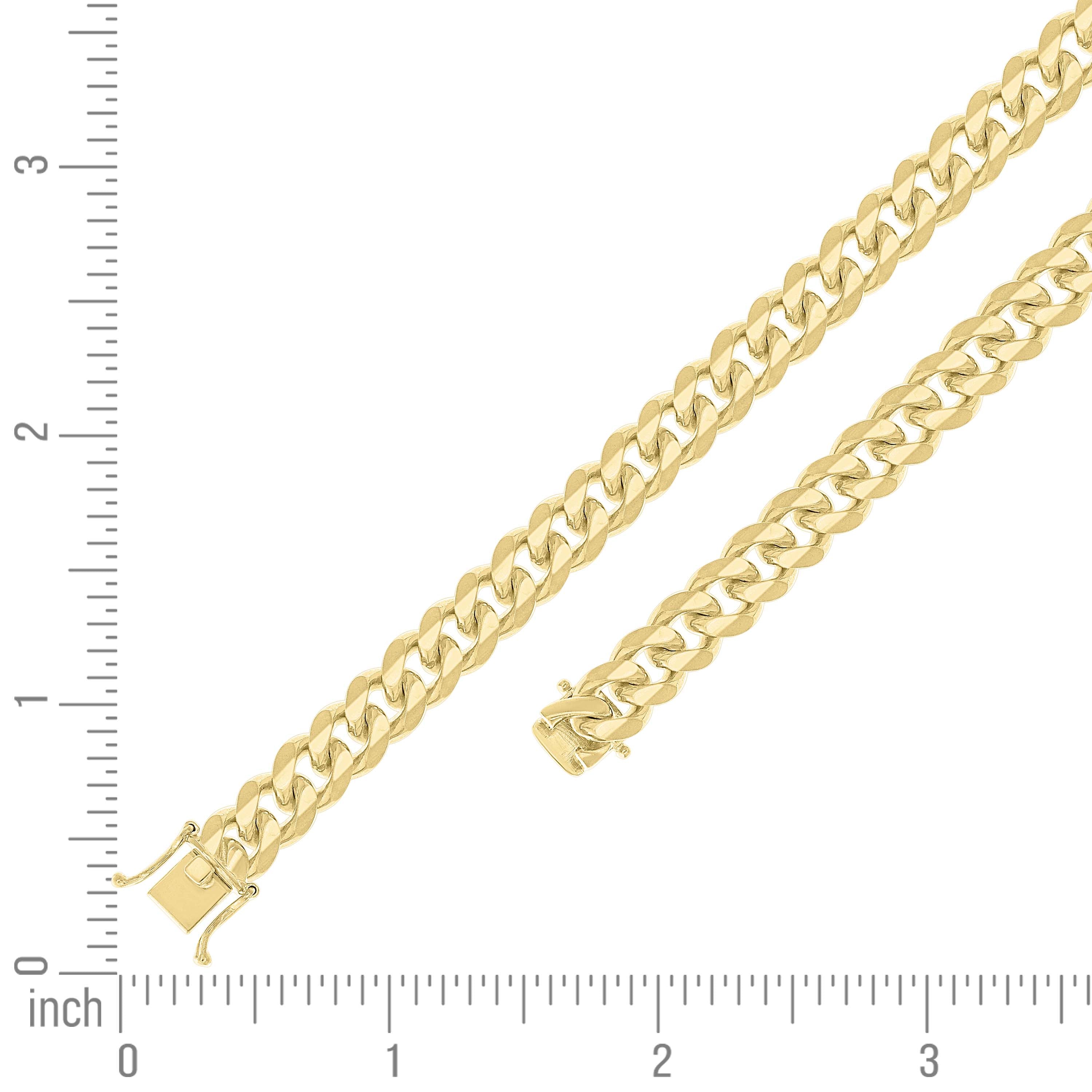 925 Sterling Silver Solid Miami Cuban Chain Silver 060 2mm